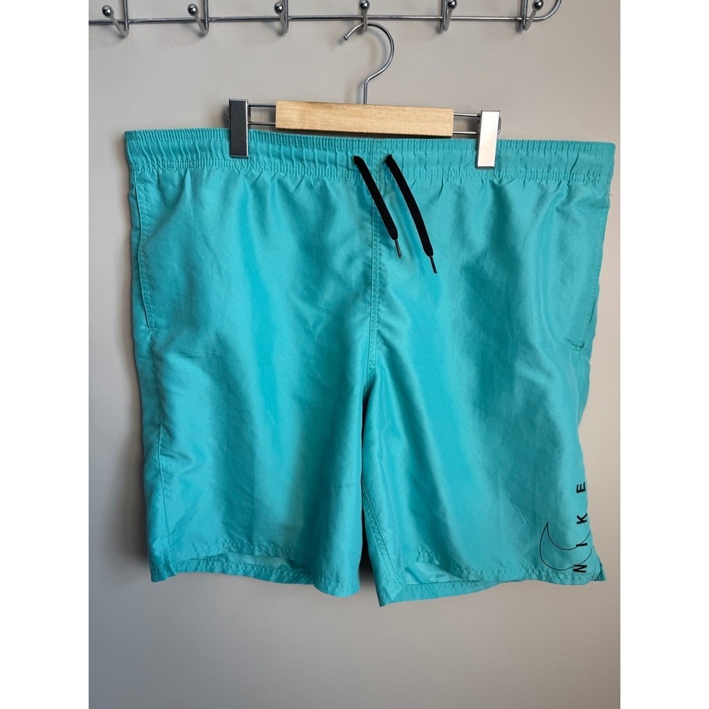 Nike Swoosh Logo Swim Trunks‎ Board Shorts Large Mens Drawstring Mesh Lining